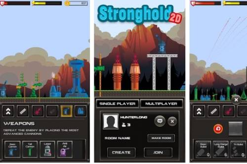 Stronghold2D - Mehrspieler-Kriegs- und Kampfsimulator MOD APK