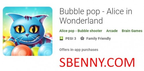 Bubble pop - APK MOD ta 'Alice in Wonderland
