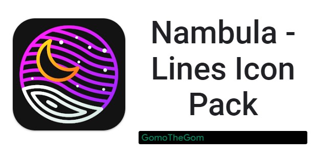 Nambula - пакет значков линий MOD APK