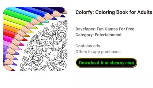 Colorfy: Omalovánky pro dospělé - bezplatný MOD APK