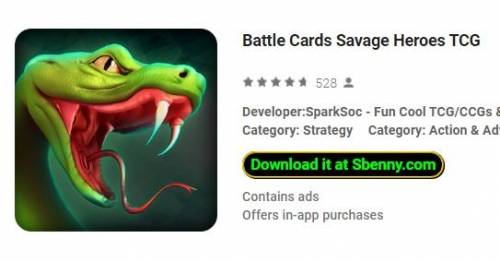 APK MOD del TCG di Battle Cards Savage Heroes