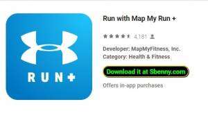 Exécuter avec Map My Run +
