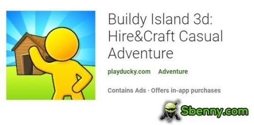 Buildy Island 3d: contratar e criar aventura casual MOD APK