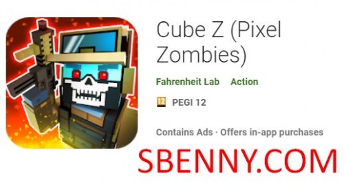 Cube Z (пиксельные зомби) MOD APK