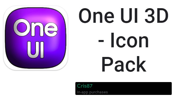 One UI 3D - Paquete de iconos MOD APK