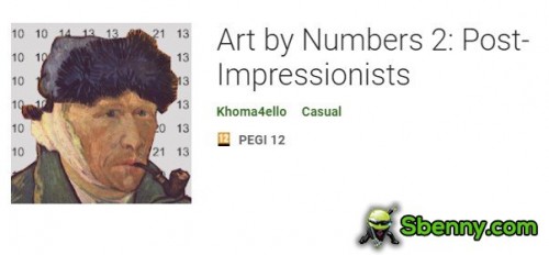 Arte por números 2: APK pós-impressionistas
