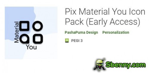 Pix Material You Icon Pack (Aċċess Bikri) MOD APK