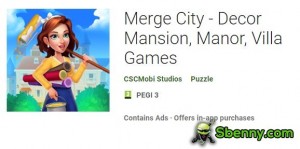 Merge City - Dekor Mansion, Manor, Villa Spiele MOD APK