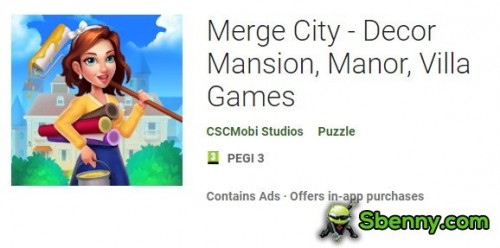 Merge City - Dekor Mansion, Manor, Villa Spiele MOD APK