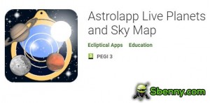 Astrolapp Planety na żywo i mapa nieba MOD APK