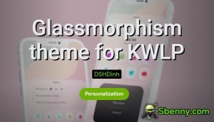Glassmorphism téma a KWLP MOD APK-hoz