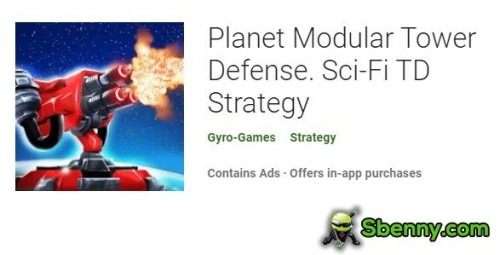 Planet Modular Tower Defense. Estrategia TD de ciencia ficción MOD APK