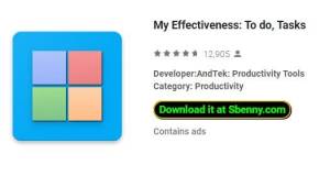 My Effectiveness: To do, Tasks MOD APK