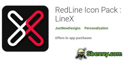 Pakiet ikon RedLine: LineX MOD APK