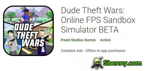 Dude Theft Wars: simulatore sandbox FPS online BETA MOD APK