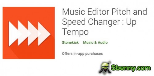Cambiador de tono y velocidad del editor de música: Up Tempo MOD APK