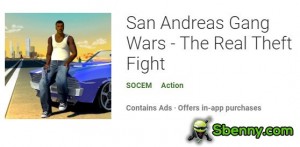 San Andreas Gang Wars - A verdadeira luta contra roubo MOD APK