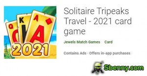 Solitaire Tripeaks Travel - بازی کارتی 2021 MOD APK