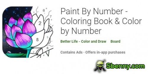 Paint By Number - کتاب رنگ آمیزی و رنگ بر اساس شماره MOD APK