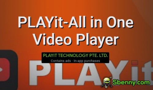 Descarga del reproductor de video PLAYit-All in One