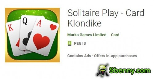 Solitaire-Spiel - Karte Klondike MODDED