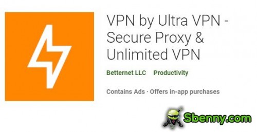 VPN by Ultra VPN - Secure Proxy &amp; Unlimited VPN MOD APK