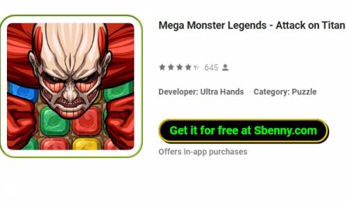 Mega Monster Legends - Attaque sur Titan MOD APK