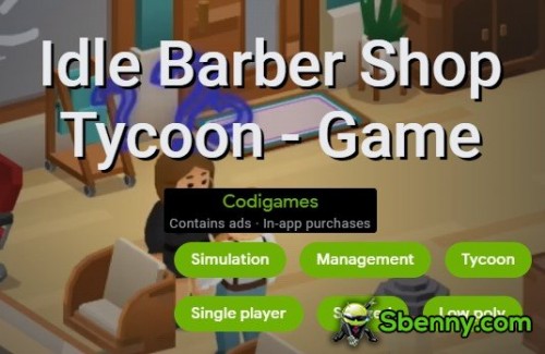 Idle Barber Shop Tycoon - משחק MOD APK