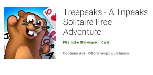 Treepeaks - Petualangan MOD Petualangan Gratis Tripeaks Solitaire