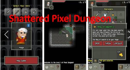 APK MOD di Pixel Dungeon in frantumi