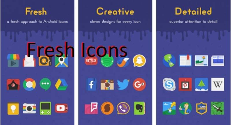 Black and Blue Icon Pack MOD APK