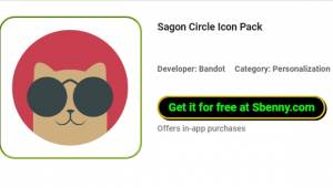 Paquete de iconos de círculo de Sagon MOD APK