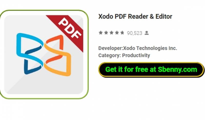 APK của Xodo PDF Reader & Editor