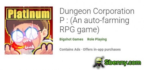 Dungeon Corporation P: (Logħba ta 'RPG għall-biedja awtomatika)