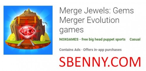 Merge Jewels: Gems Merger Evolution jogos MOD APK