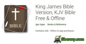 Version de la Bible King James, MOD APK gratuit et hors ligne de la Bible KJV