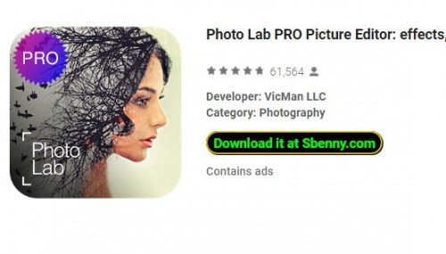 Photo Lab PRO Picture Editor: efekty, rozmycie i grafika MOD APK