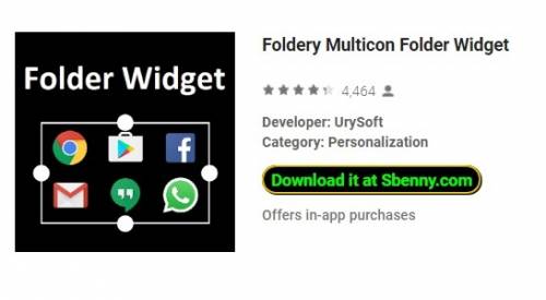 Foldery Multicon Folder Widget MOD APK