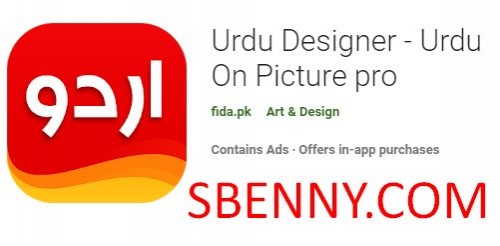 Diseñador Urdu - Urdu On Picture pro MOD APK