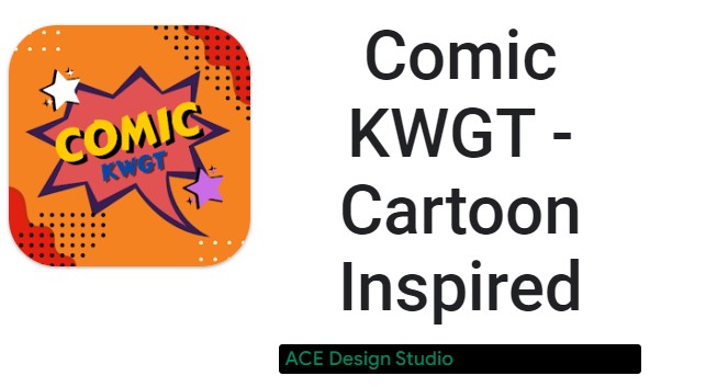 Comic KWGT - MODDATO ispirato ai cartoni animati