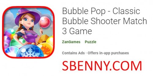 Bubble Pop - Clásico Bubble Shooter Match 3 Game MOD APK