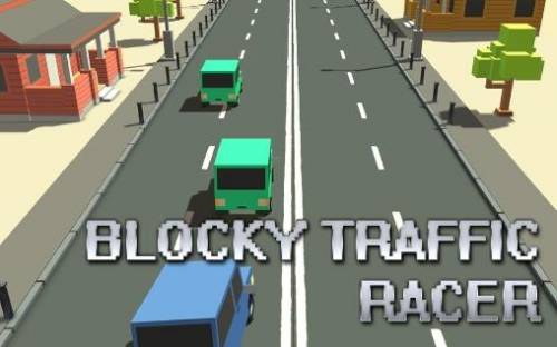 APK Blocky Traffic Racer MOD