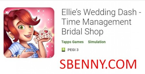 Ellie's Wedding Dash - APK MOD ta 'Ġestjoni tal-Ħin Bridal Shop