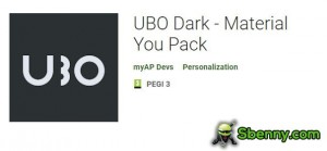 UBO Dark - Материал, который вы упаковываете MOD APK