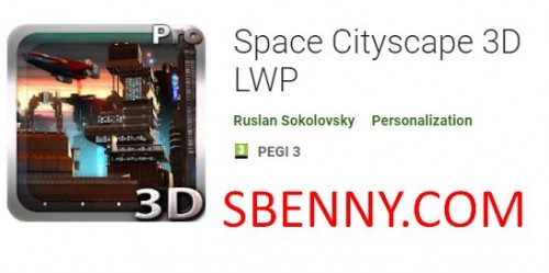 Weltraum Stadtbild 3D LWP APK