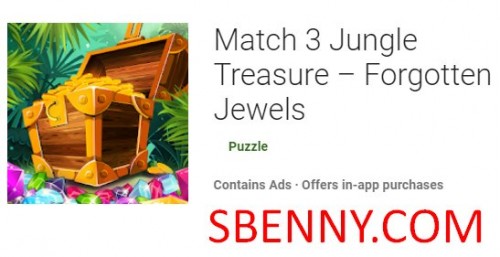 Match 3 Jungle Treasure - Vergeten juwelen MOD APK
