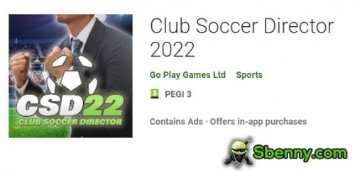APK بازی Club Soccer Director 2022 MOD