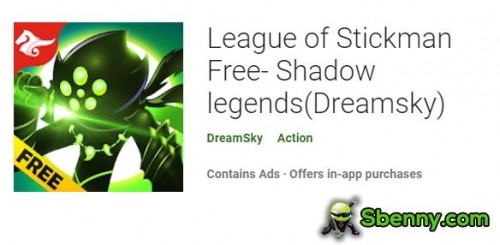 APK ta 'League of Stickman Free- Shadow leġġendi (Dreamsky)