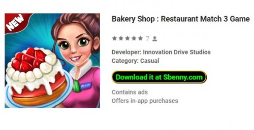 Bakery Shop : Restaurant Match 3 Game MOD APK