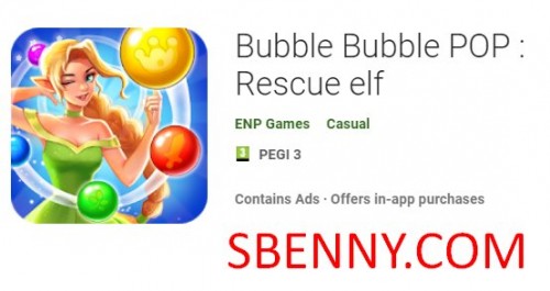 Bubble Bubble POP : Rescue elf MOD APK